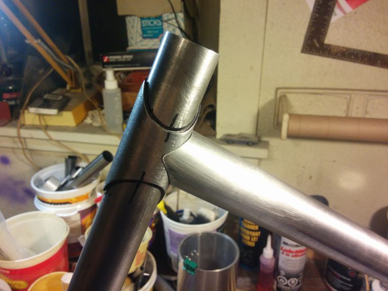 seat tube sleeve and top tube