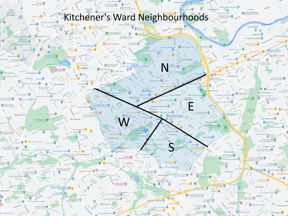 Kitchener Ward Neighbourhoods